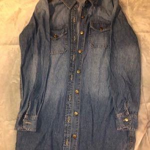 Denim dress